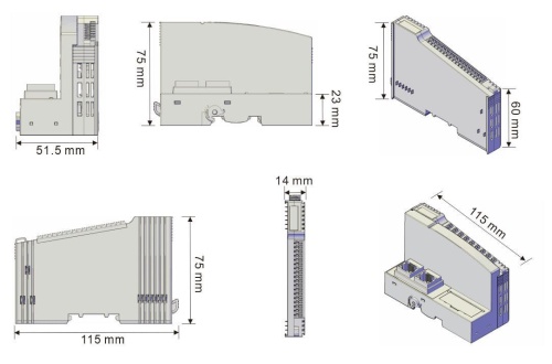 Смещенный модуль входа/выхода фото 2