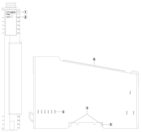 Коммуникационный блок преобразователя CT-5801 фото 6
