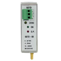 ДАТЧИК ДИФФЕРЕНЦИАЛЬНОГО ДАВЛЕНИЯ НА DIN-РЕЙКУ СЕРИИ 607D