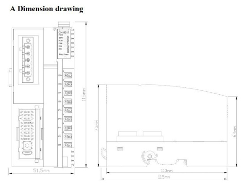 Модуль входа/выхода ModBUS RTU CN-8011 фото 4