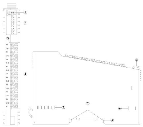Входной модуль напряжения CT-3168 фото 7